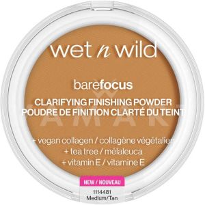 Wet n Wild Bare Focus Clarifying Finishing Powder Фиксираща финиш пудра 4481 Medium Tan