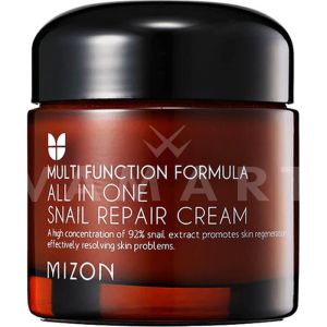 Mizon Snail All in One Snail Repair Cream 92% Възстановяващ крем за лице всичко в едно с екстракт от охлюви 75ml