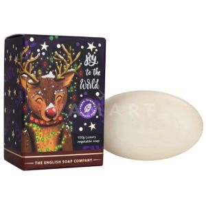 The English Soap Company Christmas Reindeer Soaps Луксозен растителен коледен сапун Коледно еленче 100g