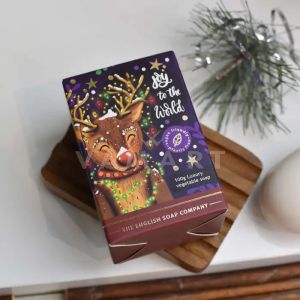 The English Soap Company Christmas Reindeer Soaps Луксозен растителен коледен сапун Коледно еленче 100g