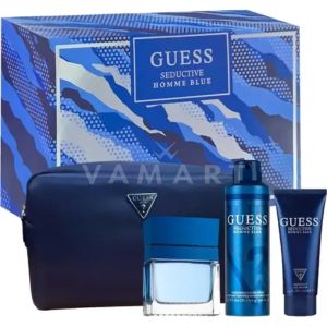 Guess Seductive Homme Blue Eau de Toilette 100ml + Shower Gel 200ml + Deodorant Spray 226ml + несесер мъжки комплект